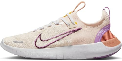 NIKE Damen Free Run Flyknit Next Nature Niedrig, Guava Ice Earth Vivid Sulfur White, 40.5 EU