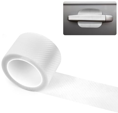 Pellicola Adesiva per Auto, 7 cm x 10 m Pellicola Adhesiva per Auto, Pellicole Protettive per Vernici Auto, Pellicola Protettiva Pellicola Trasparente Adesiva per Paraurti Soglia Vernice Auto