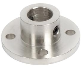 Giunto flangiato rigido in lega di alluminio, Giunto flangiato rigido, giunto albero motore con diametro interno da 3 mm a 14(3.17mm)