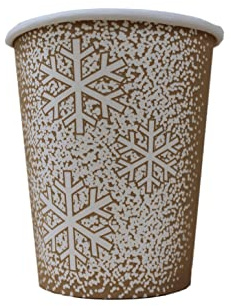 PGV Tazza di carta Natale fiocco di neve 200 ml (2000 pezzi)