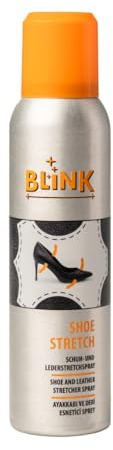 BLINK - Spray expansor de zapatos de 150 ml, para zapatos anchos y suavizar el cuero, piel sintética y ante y nubuck, más fácil de poner