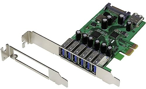 Renkforce 6+1 Port USB 3.2 Gen 1 Controllerkarte USB-A PCIe