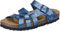 Lico Damen Bioline Flora Hausschuh, Blau, 38 EU