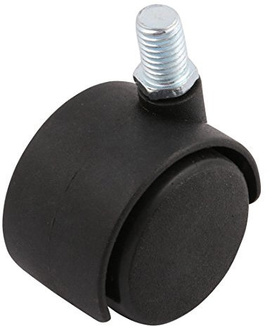 Sourcingmap Connector 1.5 Twin Wheel Swivel Caster Black for Office Chair Furniture