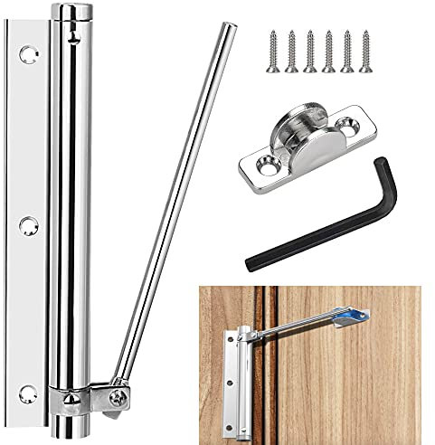 BUENTYA chiudiporta automatico leggero chiudiporta regolabile Chiudiporta Automatico Molla per Porta Chiudiporta Regolabile Leggero in Acciaio Inossidabile