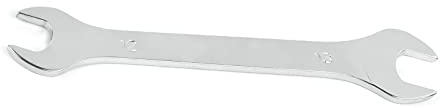 Leliafleury Chiave super sottile, 12 mm x 13 mm doppia chiave aperta, acciaio al carbonio, chiave metrica strumento di riparazione per bicicletta