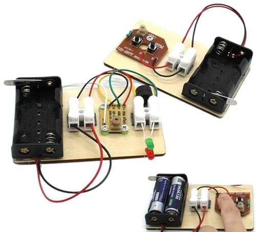 Jouets pour enfants, kit électronique éducatif avec émetteur sans fil, construction d'une machine télégraphique, kit d'expérimentation scientifique sur circuit électrique pour projet 'ingénierie de
