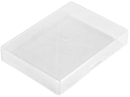 WestonBoxes Plastic Playing Card or Poker Card Storage Boxes 15mm Deep - Also Stores Magic the Gathering Cards (Clear / Transparent, Pack of 8)