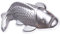 Alipis Aluminum Alloy Fish Cake Baking Pans Carp Shaped Cake Mold Tin Birthday Cake Pan Rice Mould for Chocolate Fondant Cake Decoration Bakeware Silver