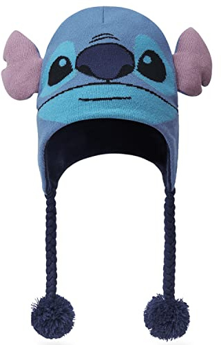 Disney Stitch Accesorios de Invierno Set de 1, 2 o 3 Piezas para Niñas, Gorro Niña Guantes Invierno Bufanda, Regalos Niños