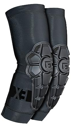 G-Form Pro-X3 Ellbogenschützer - Dirt Bike & Mountain Bike Ellbogenschützer - Fahrradzubehör - Triple Matte Black, Erwachsene Medium