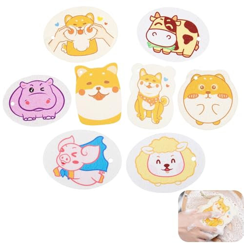 8 Stück Putzschwamm Küchenschwamm, Wiederverwendbar Spülschwamm waschbar, Reinigungsschwamm, für Küche, Einfache Reinigung von Geschirr, Töpfen und Pfannen