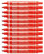 Pentel N50 Permanent Marker Bullet Tip 1.5-2mm Line Red Ref N50-B [Pack of 12]