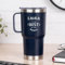 Wanapix | Taza Térmica Personalizada de Doble Capa | Capacidad 600 ml | Color Azul | Conserva Frío y Calor durante Horas | Grabado con Nombre + is the best in the world | Regalo Original | Eres genial