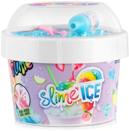 Canal Toys So Slime - Pot de Slime Ice - Kit avec Colorant Parfumé, Cuillère à Mélanger et Décorations - SSC299