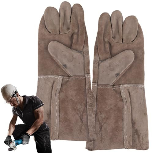 Guantes de - Guantes de soldadura de resistentes al fuego eléctrico