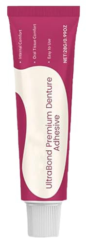 Adesivo per protesi dentali, fissativo per dentiere, colla per denti, adesivo dentale per il fissaggio di protesi dentali fino a 4 giorni. (1pcs)