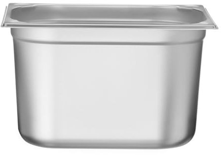 HENDI Gastronormbehälter, Temperaturbeständig von -40° bis 250°C, Backofen, Kühl- und Tiefkühlschränken, Chafing Dishes, Bain Marie, Stapelbar, 11,2L, GN 1/2, 325x265x(H) 200mm, Edelstahl