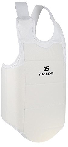 Dioche Tae Do Karate Chest Guard, Unisex Highly Elastic Taekwondo Chest Guard Boxing Breast Protector Vest for Adult Child