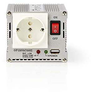 Power Inverter änderte Sinus-Wellen - Eingangsspannung: 12 V DC - Geräteausgangsanschluss: Type F (CEE 7/3) / USB-A - 230 V AC 50 Hz - 300 W - Spitzenleistung: 600 W