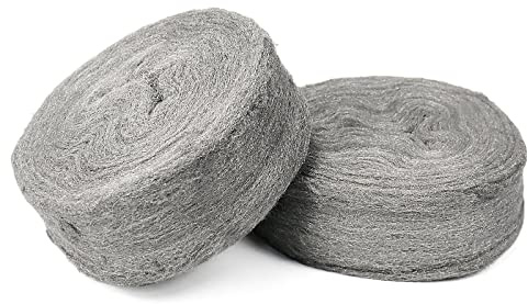 Storystore Stainless Steel Wool, 60 FT Steel Wool Fill Fabric Roll, Gap Blocker Coarse Wire Hardware Cloth DIY Kit for Holes, Wall, Garden, Kitchen, Pipeline in Garage