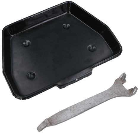 AB Tools 11 Inch Fireside Ash Pan Fireplace Tray Ashpan for 16 inch Fire Grate + Handle