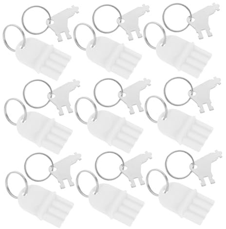 OSOLADY 1set Chiavi Per Dispenser Di Carta Kit Di Ricambio Per Dispenser Di Asciugamani e Carta Igienica Con Anello Portachiavi Accessori Pratici Per Uffici e Strutture Commerciali