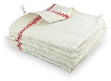 X trading Scheuertücher 50x60 cm 5er-Pack - Saugstarke Reinigungstücher aus 80% Baumwolle & 20% Polyester, Handwäsche bis 40°C, Zum Aufwischen von Staub, Schmutz & Flüssigkeiten