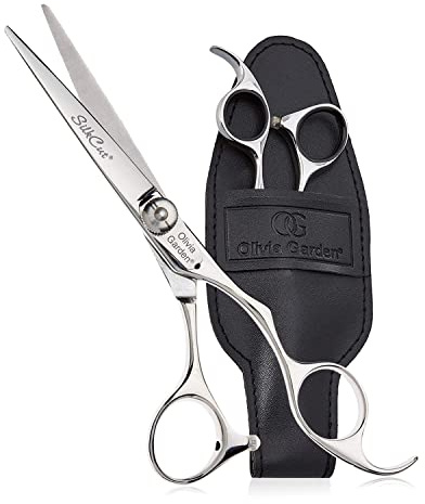 Olivia Garden Silkcut 5.5 - Forbici per Destri - Taglio di Precisione, Manico Ergonomico, per Parrucchieri Professionisti