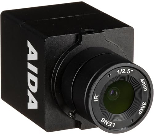 AIDA HD-100A Compact Full HD HDMI POV Camera with TRS Stereo Audio Input, Multi HD Format