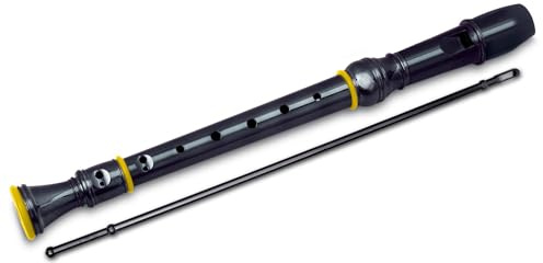 Bontempi | GermanTouchFlute - Flauto Dolce con Diteggiatura Tedesca per un Viaggio Musicale nella Tradizione Tedesca, Nero