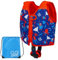 Go Swim Schwimmweste – *Inklusive kostenloser Schwimmtasche* Kinder-Schwimmjacke mit festem Auftrieb und Sicherheitsgurt (Deep Sea Divers, L (19-30kgs))
