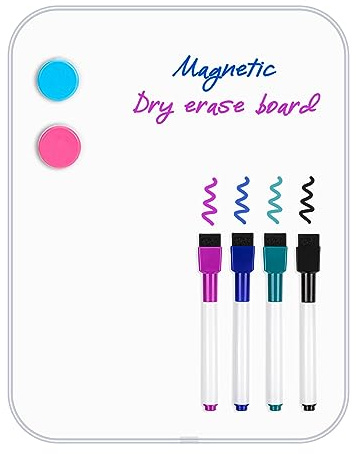 Liten torr raderbar whiteboard, 8,5 x 11 ..