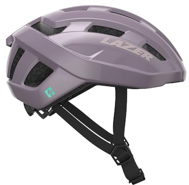 LAZER Tempo KinetiCore Casco da bicicletta, leggero, per adulti, uomini e donne, casco da ciclismo, colore mora, taglia unica