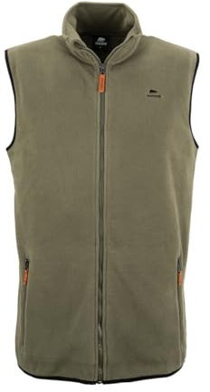 FORSBERG Vardir-Weste, Fleeceweste, Outdoor-Weste, Strickfleece, warm, funktional für Freizeit und Beruf, Farbe:oliv, Größe:L