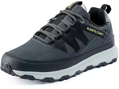 LEOSS ORIGINAL Scarpe Sportive Uomo Scarpe da Corsa Casual Air Sportive Scarpe da Ginnastica Antiscivolo Leggere Canvas Sneaker (Blu Scuro, 43 EU, MLE255070-3)