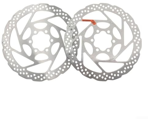 Frein à disque pour scooter 160 mm en acier inoxydable à six trous pour Kukirin G2 pour une conduite sûre et des sports de plein air (2 pièces blanches)
