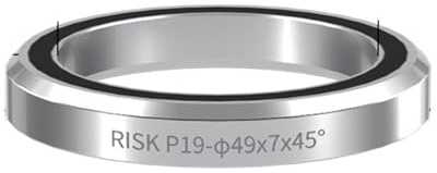 CBFMFVFROR 2 st. styrlager for cykel 41/41,8/47/49/52 mm passar for MTB landsvägscykellager reparation ståldelar tillbehör(49mm)
