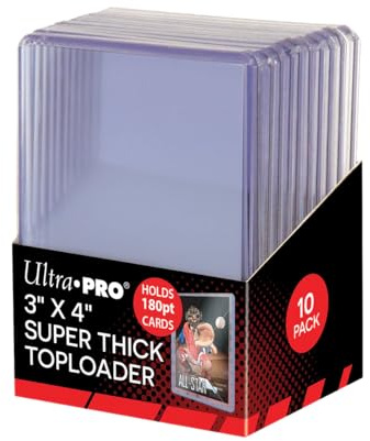 Ultra Pro 3 X 4 Super Thick 180PT Toploader 10ct