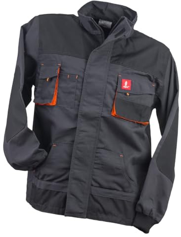 Urgent Arbeitsjacke Sicherheitsjacke Bundjacke Arbeitskleidung Jacke (URGA-J) (DE/NL/SE/PL, Numerisch, 54, Regular, Regular, Dunkel Grau)