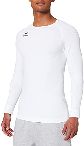 Erima Unisex Erwachsene Athletic Longsleeve 2.0 Funktionsunterwäsche (2252103), weiß, M