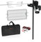 onlyfire BBQ Rotisserie Grill Kit Floor Stand Spit Roaster including Rotisserie Basket, Spit Forks, Battery Motor with Power Adapter, Car Charging Cable, Carrying Bag for Outdoor Camping Barbecue