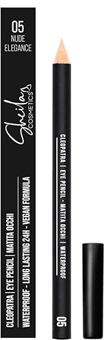 Sheila Cosmetics Cleopatra, Wasserfester Augenstift, Weiche und Verblendbare Textur, 24 Stunden Halt, Augenärztlich Getestet, Made in Italy (05 Nude Elegance)