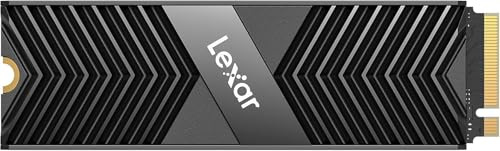Lexar SSD NM800 Pro 8 TB PCIe Gen4 NVMe M.2 2280 con disipador de calor, hasta 7.000 MB/s de lectura y 6.600 MB/s de escritura, SSD interna para PS5, juegos y creación, negro