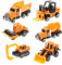 Générique 1 Jeu de Voiture pour Enfants Toys vehicule de Chantier Toys for playmobile Voiture de Construction Camion d'ingénierie de Construction Yellow