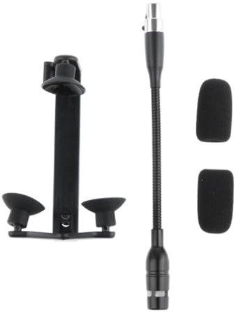 Gooseneck Mic Kit for Instruments with Clip for Live Use, 3 Pin for AKG
