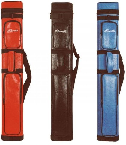 Original Köcher Karella 3/5 Billard Queue Tasche - ein Klassiker, Farbe:rot