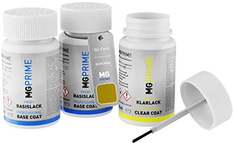 MG PRIME 2+1 lackstift för Ford BHPEWWA / PN1B10 / J Mustard Olive Me. +1K