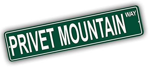 Tennessee Mountains Pick Your Mountain Compatible/Replacement for Privet Mountain United States Mountain Aluminum Metal Tin Street Sign Style Home Decor For Man Cave Poker Tavern Game Room