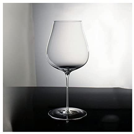 CTCOIJRN Bicchiere da vino in vetro 2/1 pezzi 940/710ml Bicchiere da vino rosso in cristallo Calice di cristallo Bordeaux Bicchieri da vino bordeaux Gambo lungo Tazza da degustazione Bicchieri da matr